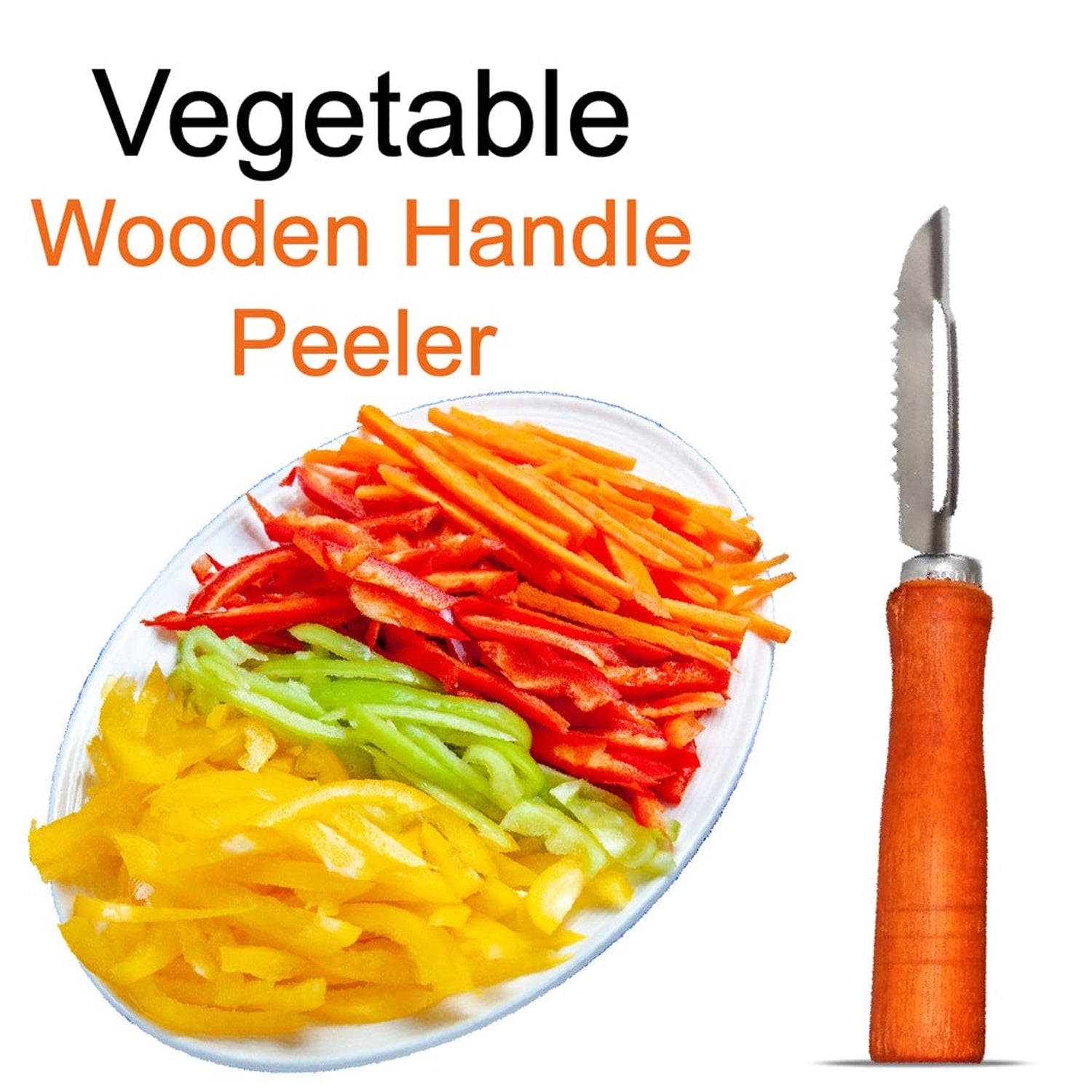 Wooden Handle and Stainless Steel Vegetable Peeler Wooden Handle and Stainless Steel Vegetable Peeler